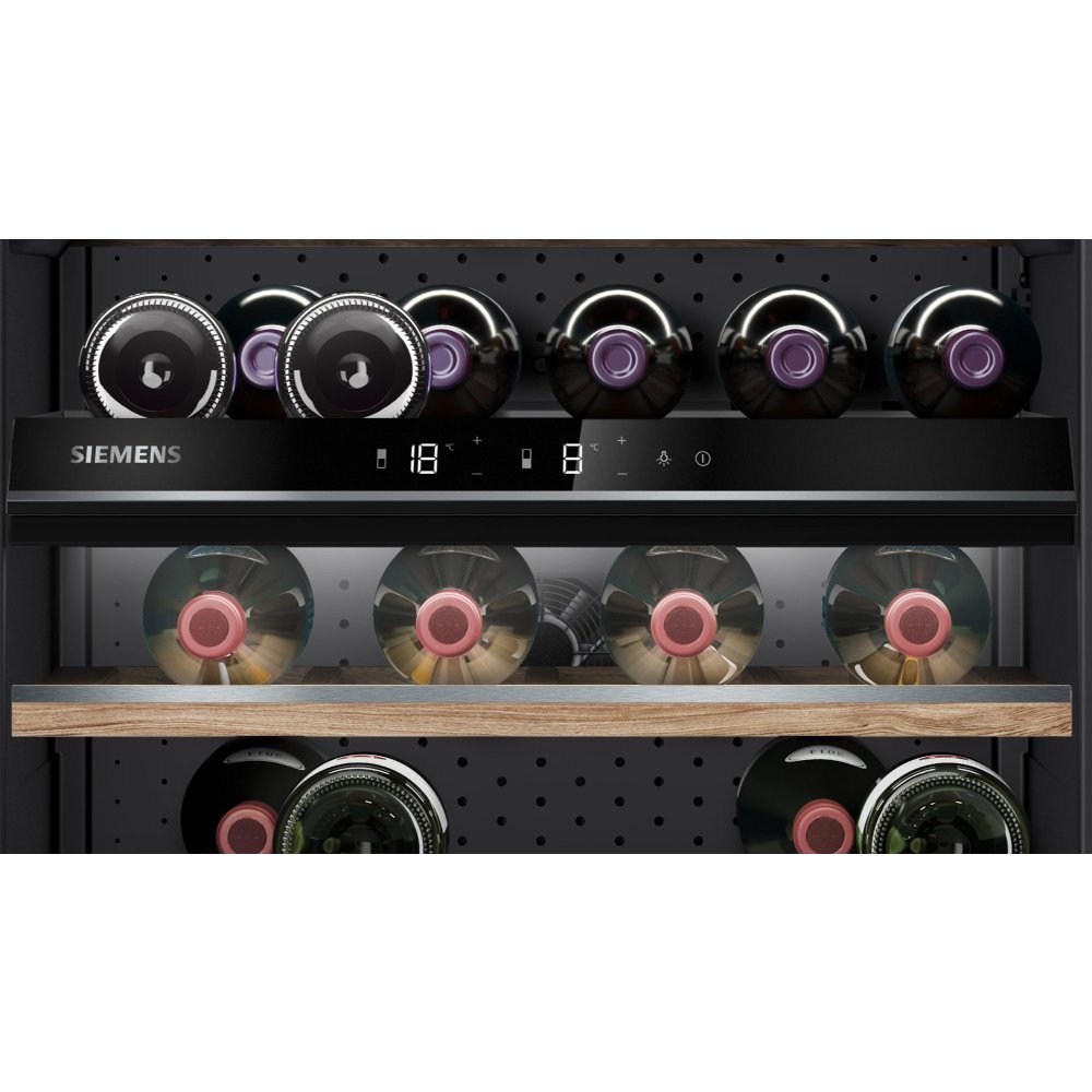 Buy Siemens KU21WAHG0G Integrated Wine Cooler Black Marks Electrical