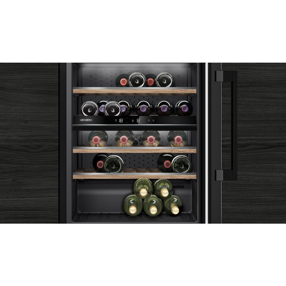 Buy Siemens KU21WAHG0G Integrated Wine Cooler Black Marks Electrical