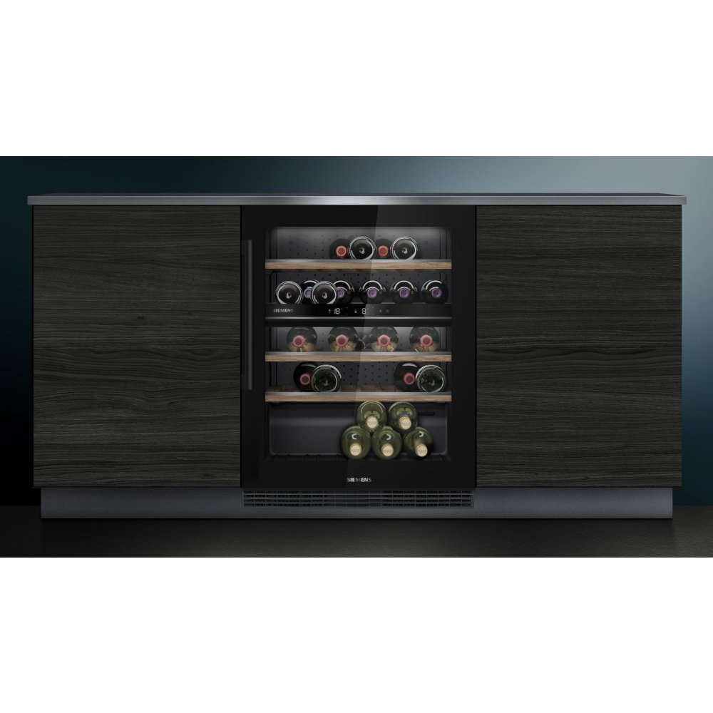 Buy Siemens KU21WAHG0G Integrated Wine Cooler Black Marks Electrical