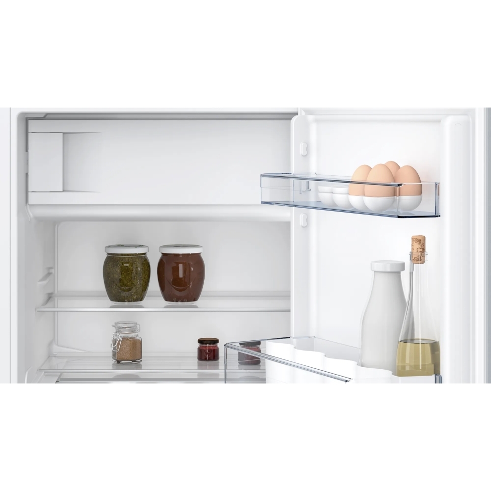 Neff KU2222FD0G N50 BuiltUnder Fridge with Ice Box, Fixed Hinge, White