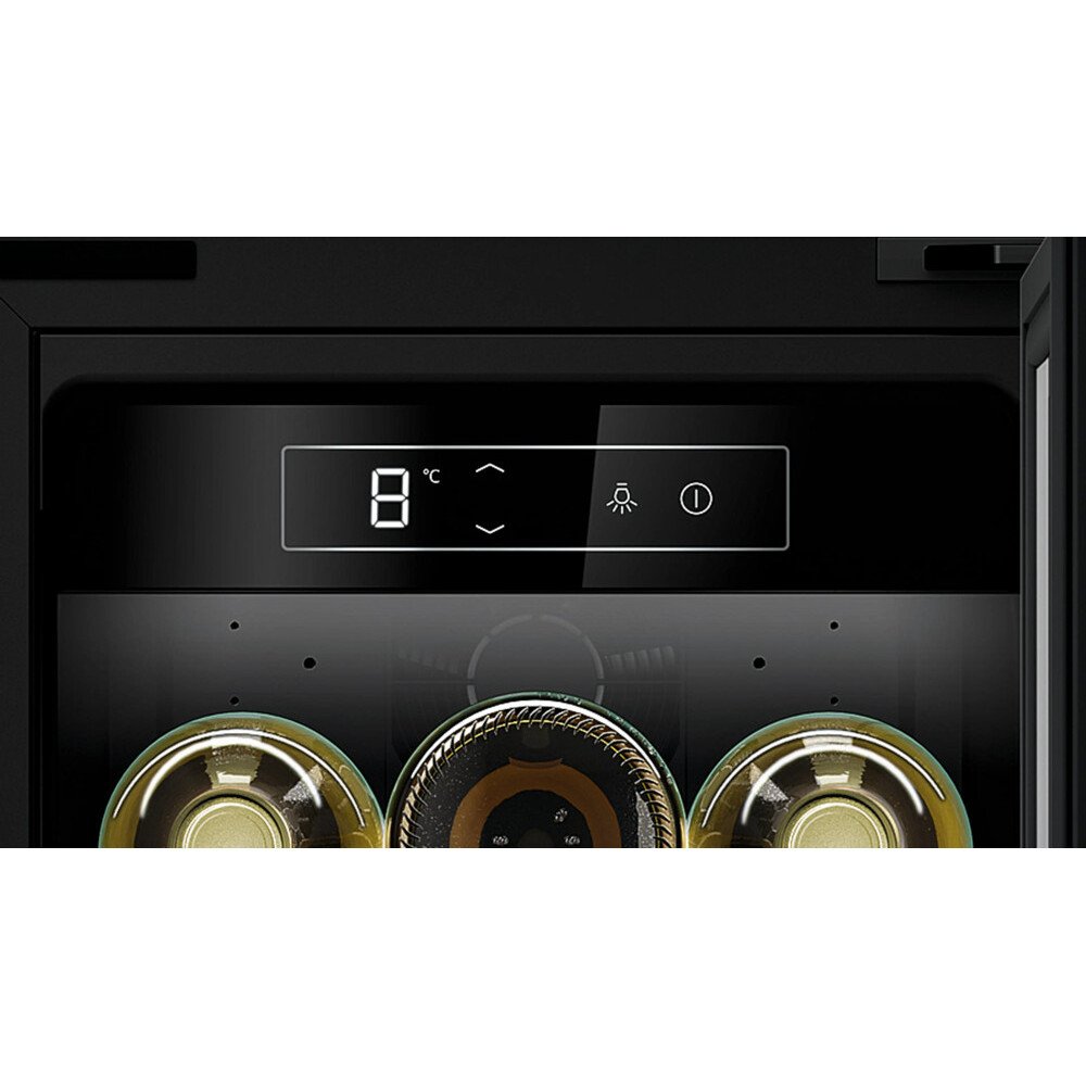 Neff KU9202HF0G N70 Integrated Wine Cooler, Black, F Rated