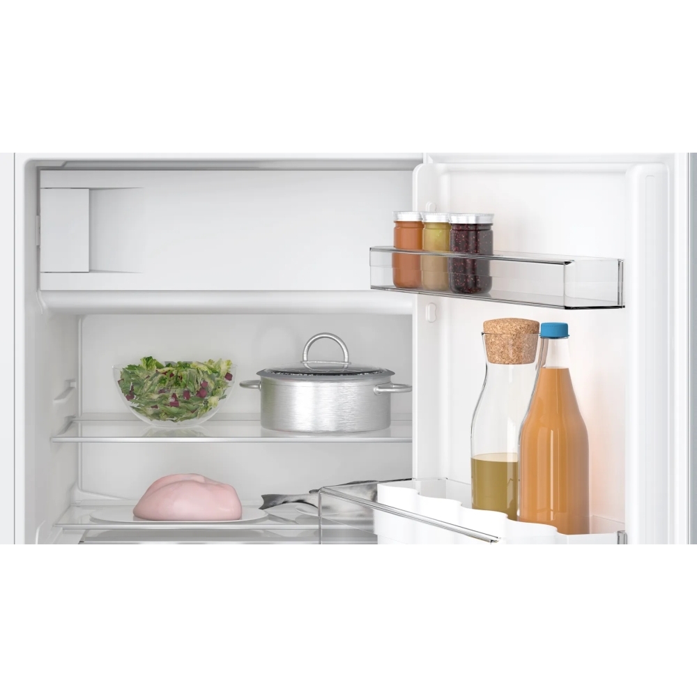 Bosch KUL22VFD0G Series 4 BuiltUnder Fridge with Ice Box, Fixed Hinge, White, D Rated Marks