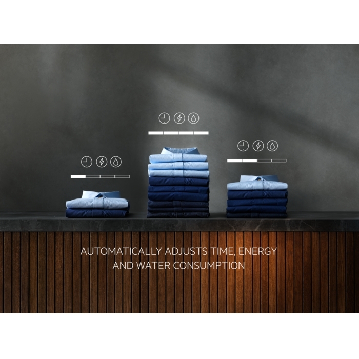 AEG L8WE84636BI Integrated Washer Dryer, 8kg/4kg, 1600 Spin, White, B Rated