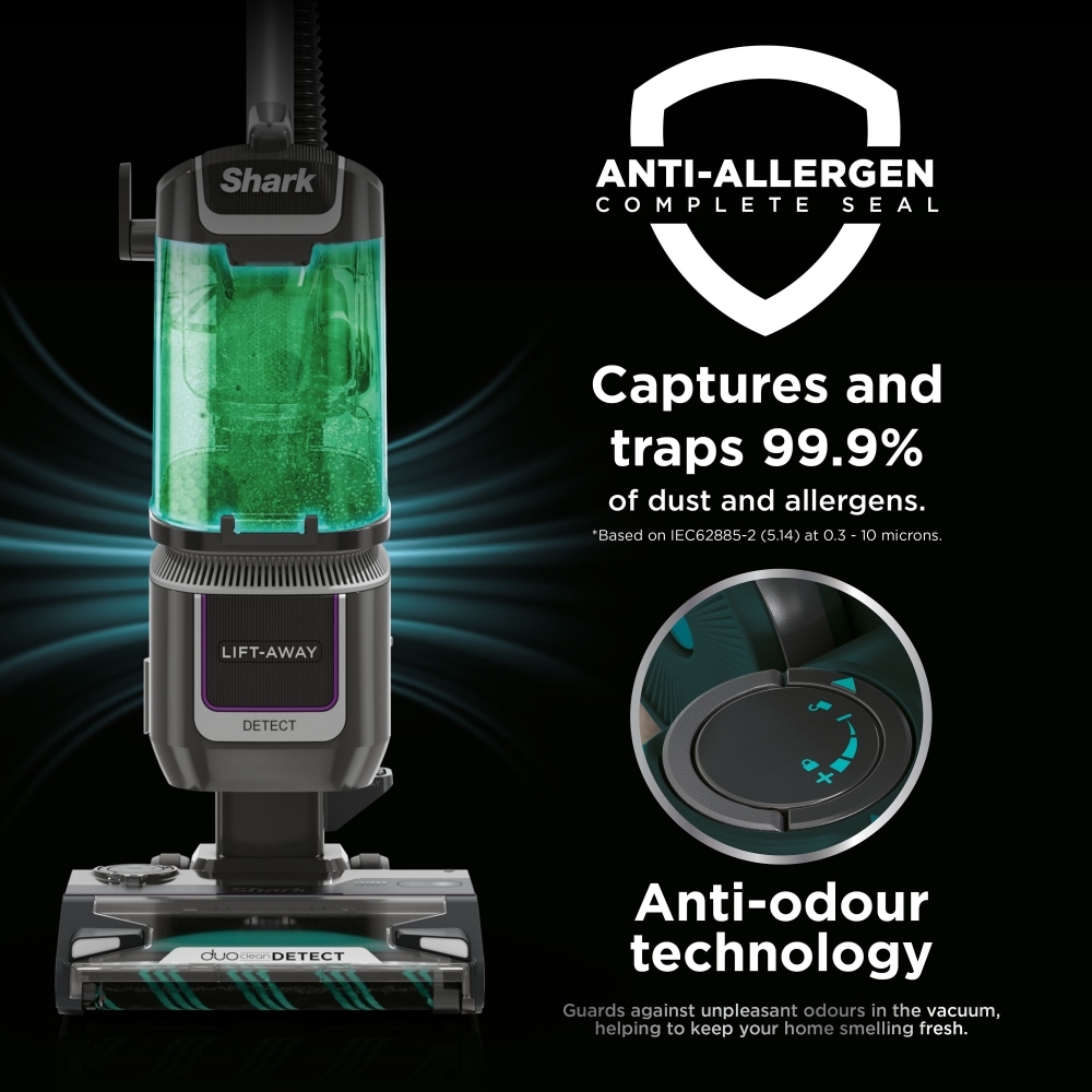 Shark LA450UKT Upright Vacuum Cleaner, Grey