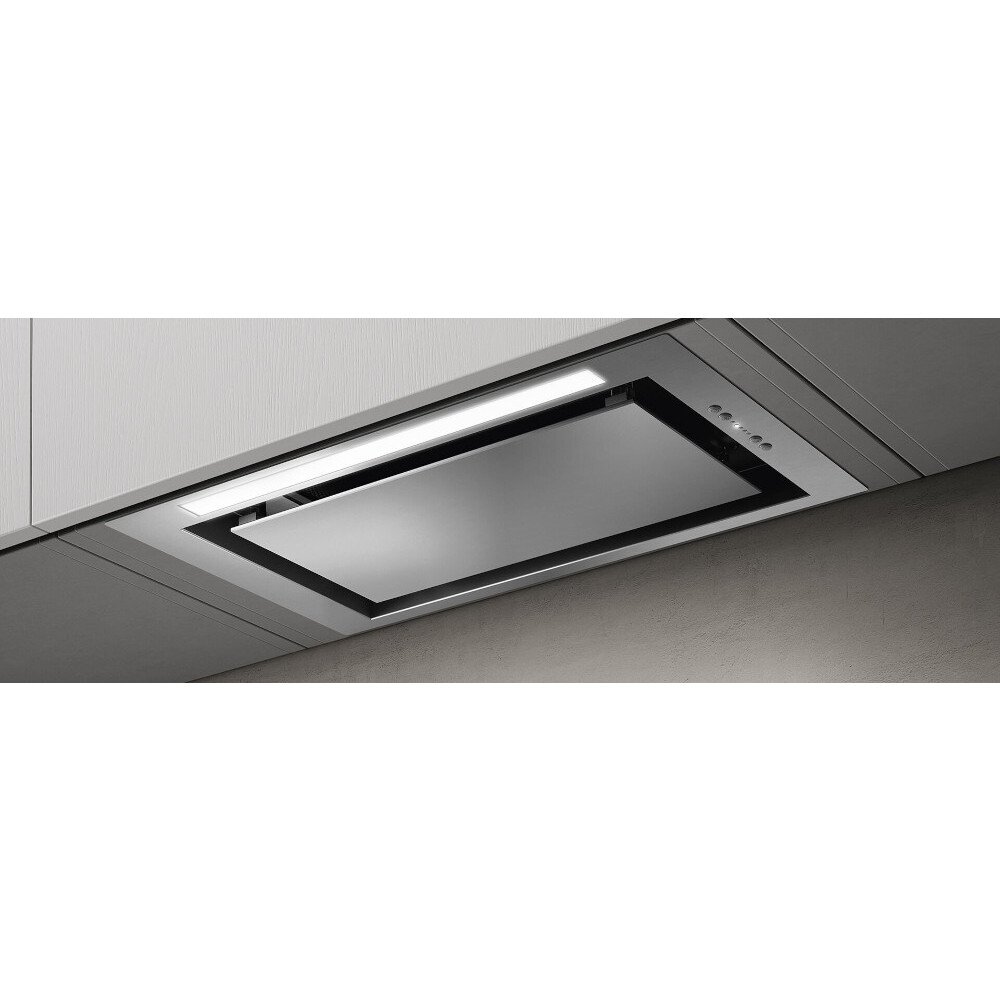 Elica LANE-60-SS Canopy Cooker Hood, Stainless Steel, B Rated