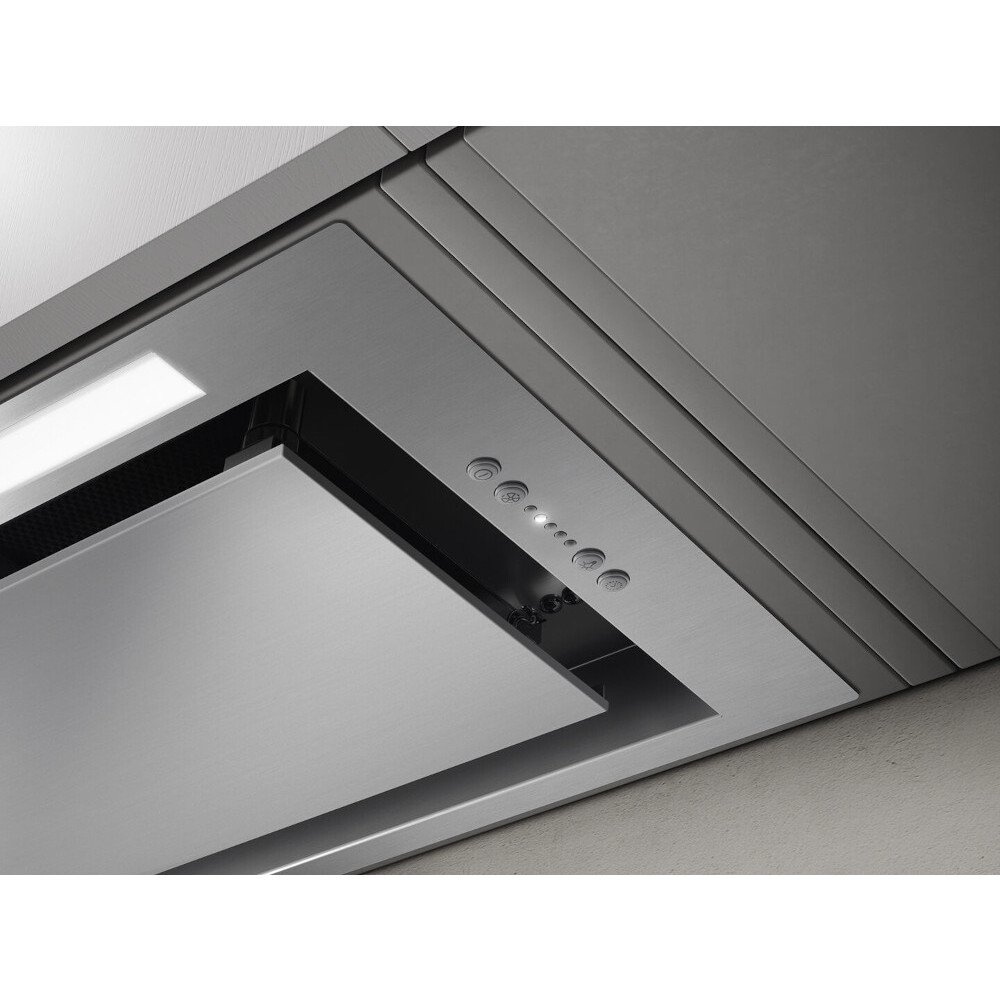 Elica LANE-60-SS Canopy Cooker Hood, Stainless Steel, B Rated