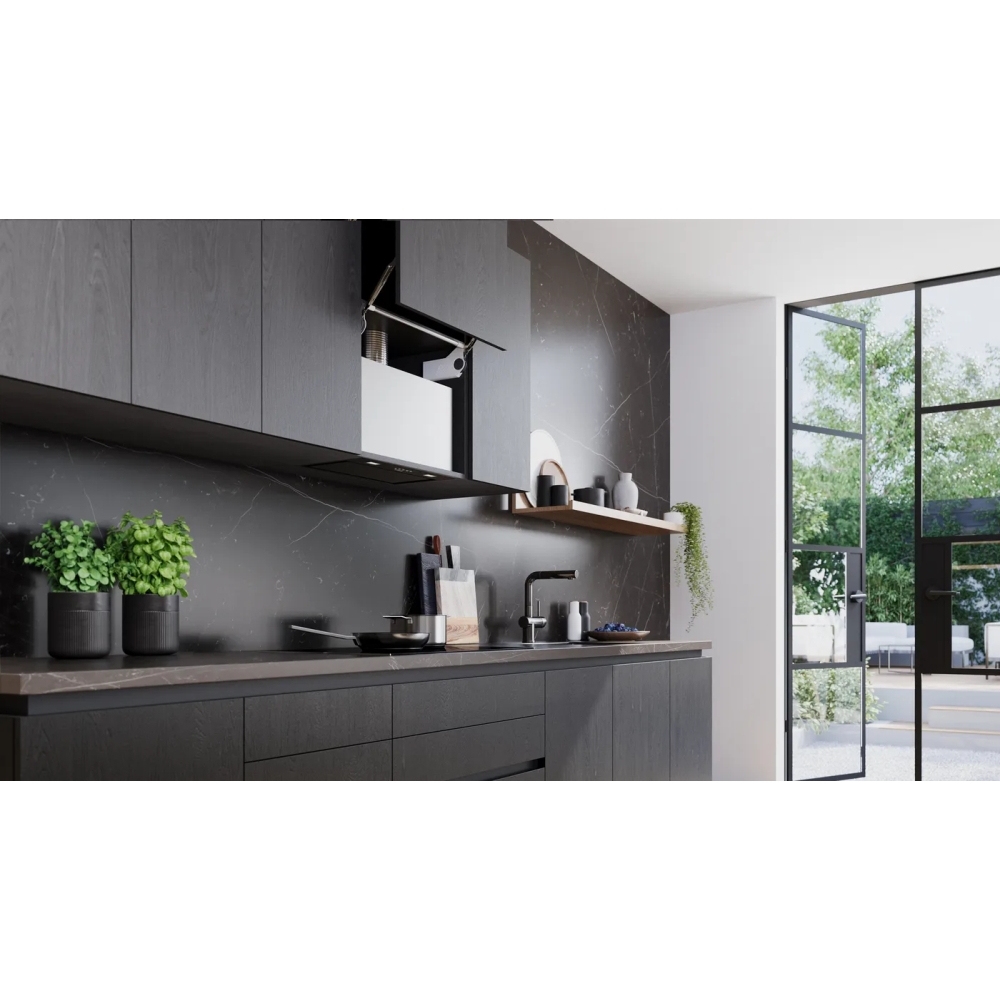 Siemens LB56NAC60B iQ500 Canopy Cooker Hood, Black, B Rated