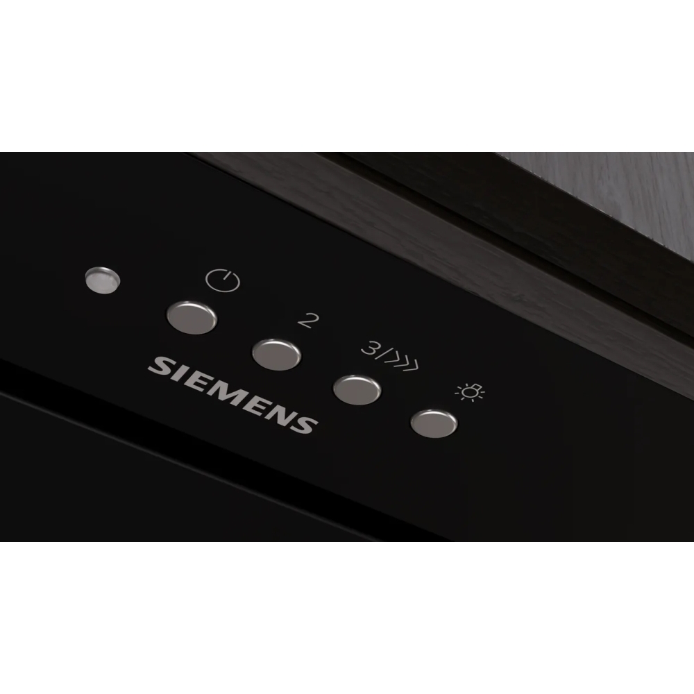 Siemens LB56NAC60B iQ500 Canopy Cooker Hood, Black, B Rated