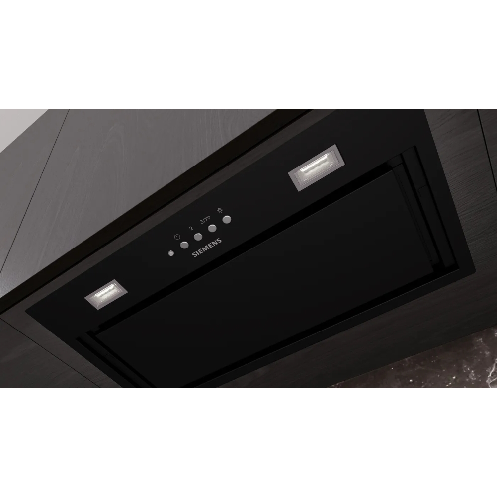 Siemens LB56NAC60B iQ500 Canopy Cooker Hood, Black, B Rated