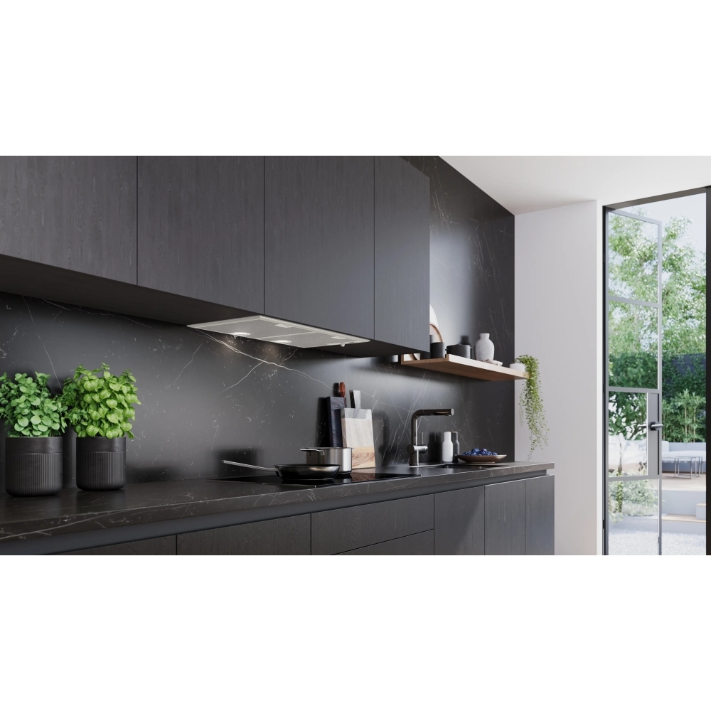 Siemens LB75566GB Canopy Cooker Hood, Silver, D Rated