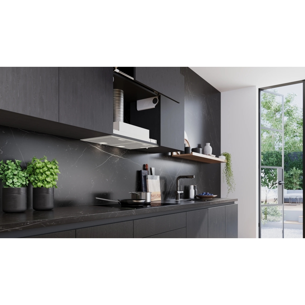 Siemens LB75566GB Canopy Cooker Hood, Silver, D Rated