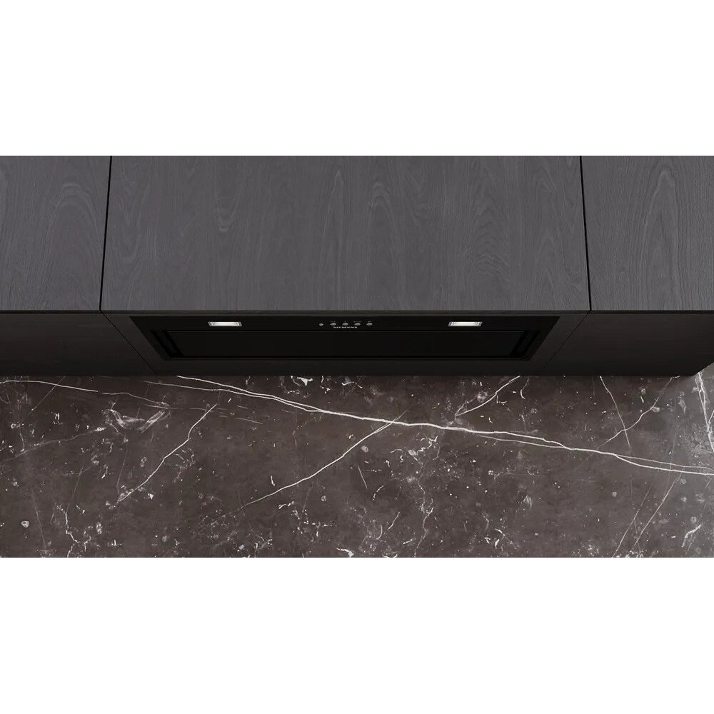 Siemens LB77NAC60B iQ500 Canopy Cooker Hood, Black, A Rated