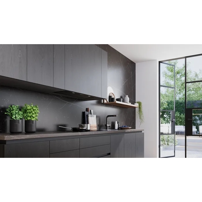 Siemens LB87NAC60B iQ500 Canopy Cooker Hood, Black, A Rated