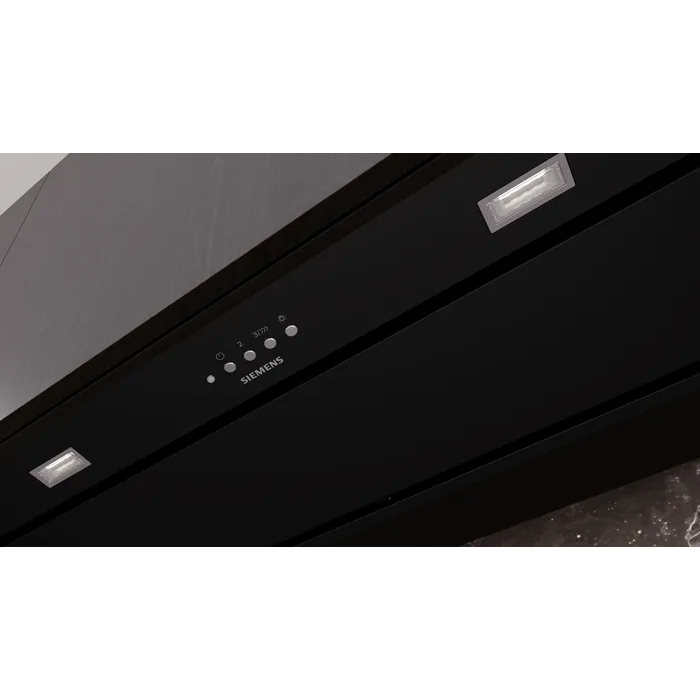 Siemens LB87NAC60B iQ500 Canopy Cooker Hood, Black, A Rated