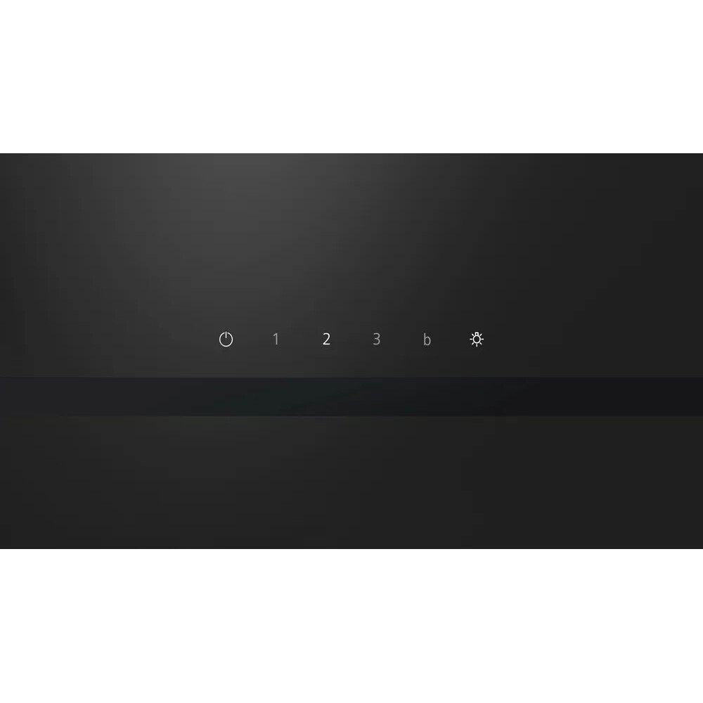 Siemens LC65KDK60B iQ100 60cm Chimney Cooker Hood, Black, A Rated