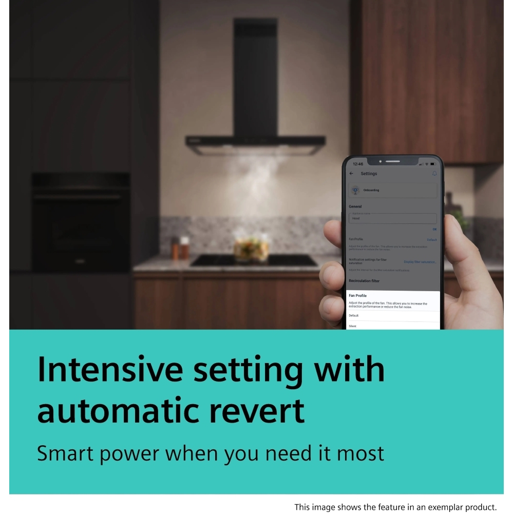 Siemens LC67BDN60B 60cm Chimney Cooker Hood, Black, A++ Rated