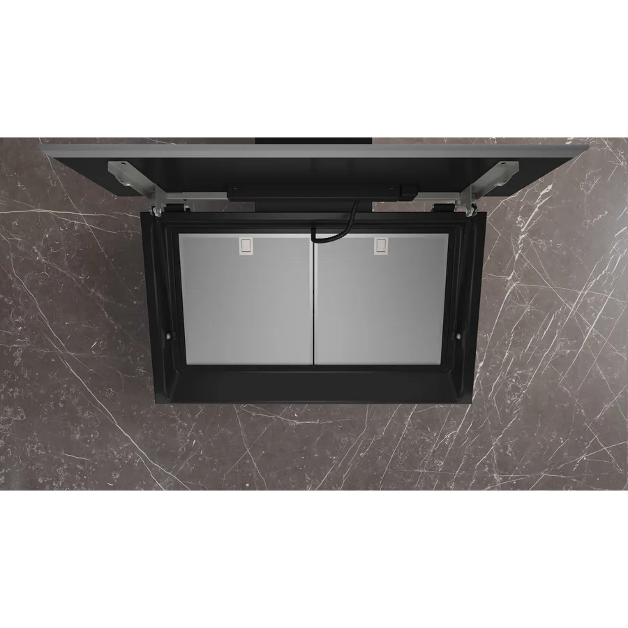 Siemens LC91KLT60B iQ700 90cm Chimney Cooker Hood, Black, A+ Rated
