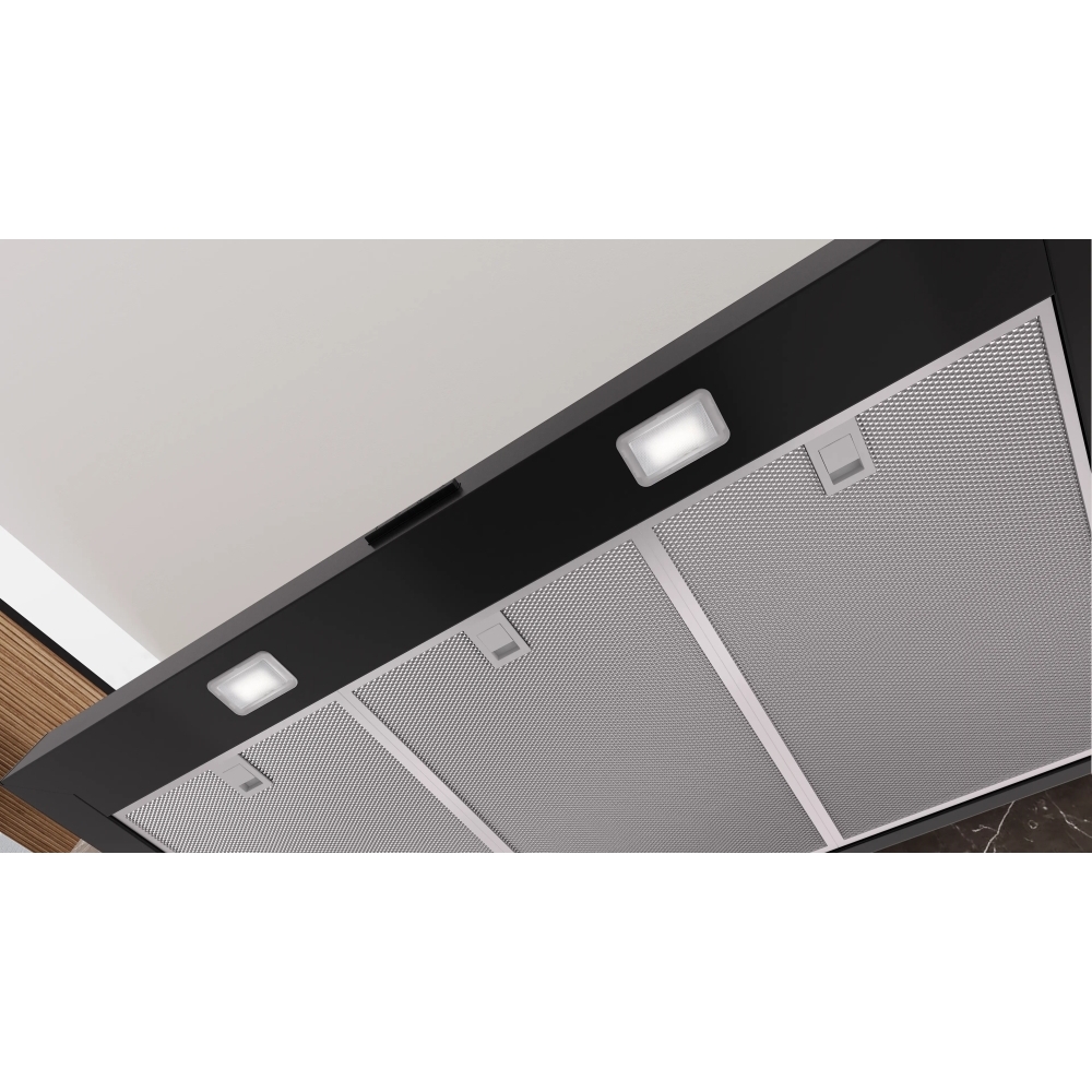 Siemens LC95BCC60B 90cm Chimney Cooker Hood, Black, B Rated