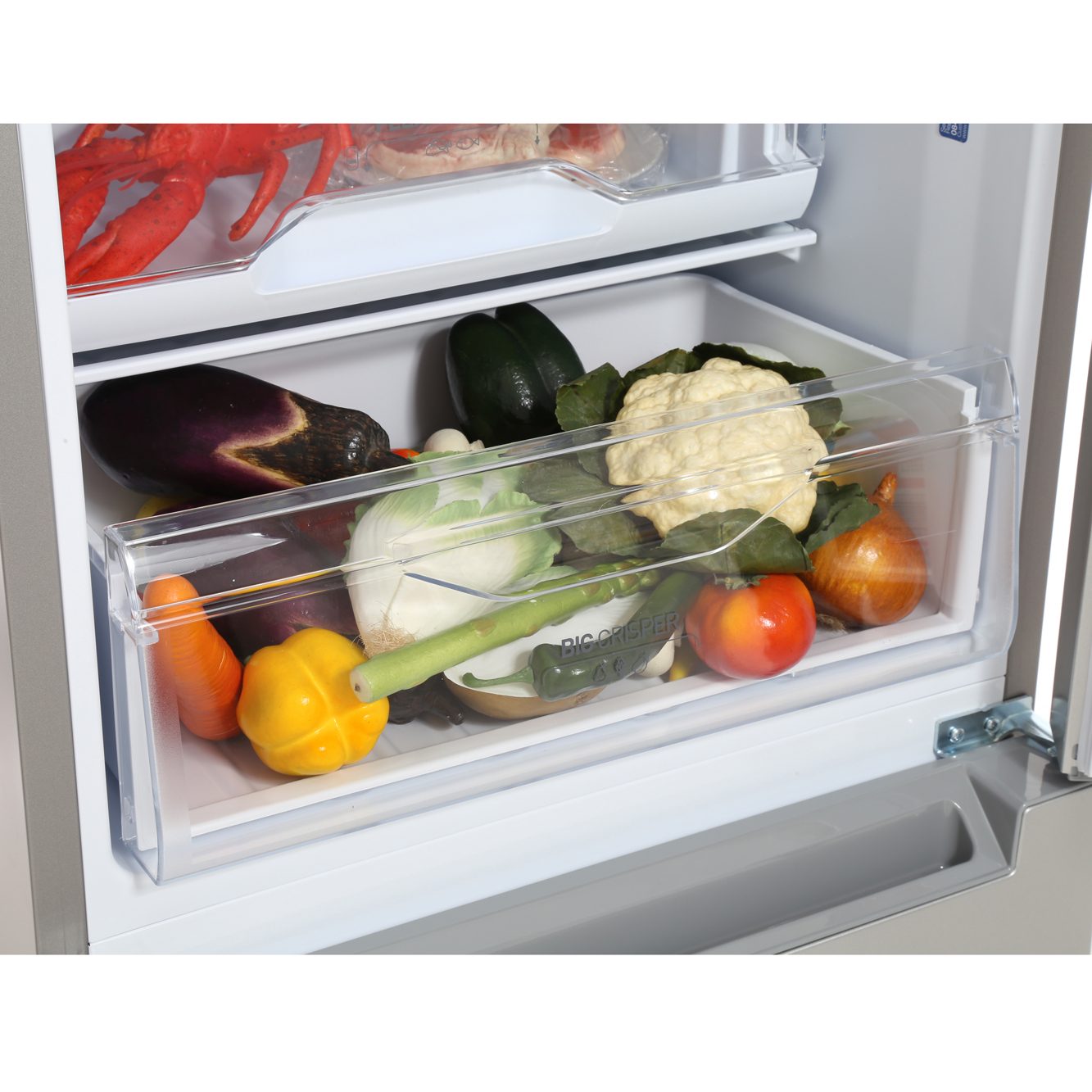 Buy Indesit LD70N1S Frost Free Fridge Freezer Silver Marks Electrical