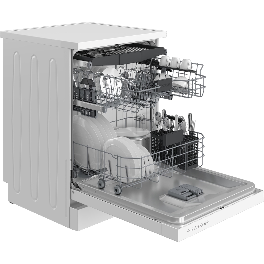 Blomberg LDF52320W Dishwasher, 15 Place Settings, White, D Rated