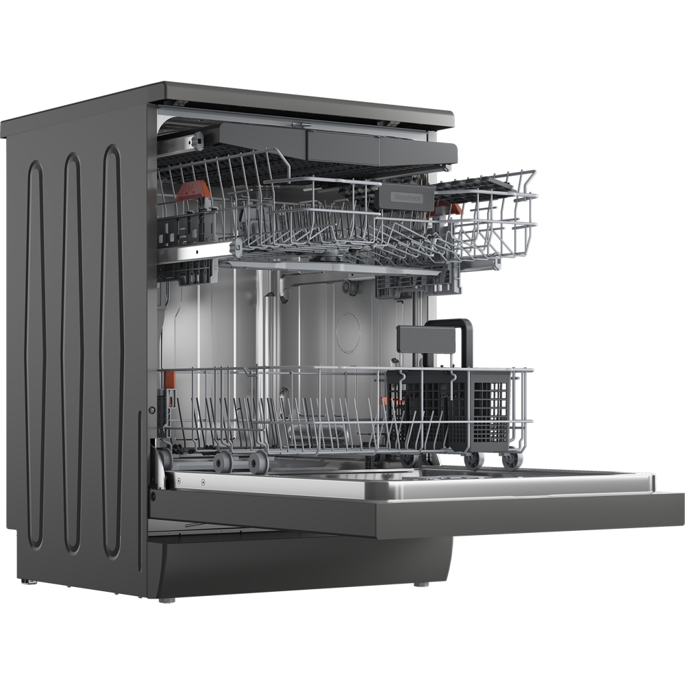 Blomberg LDF53400G Dishwasher, 15 Place Settings, Grey, C Rated