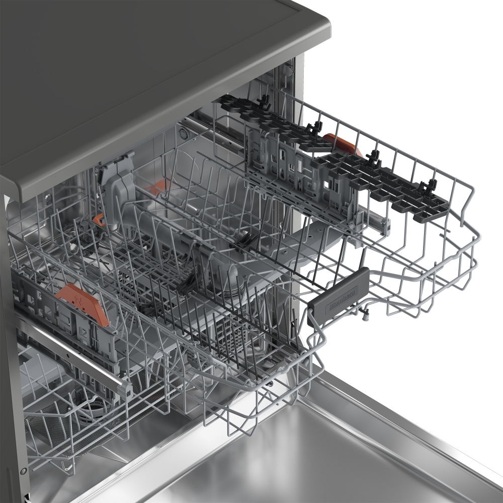Blomberg LDF53400G Dishwasher, 15 Place Settings, Grey, C Rated