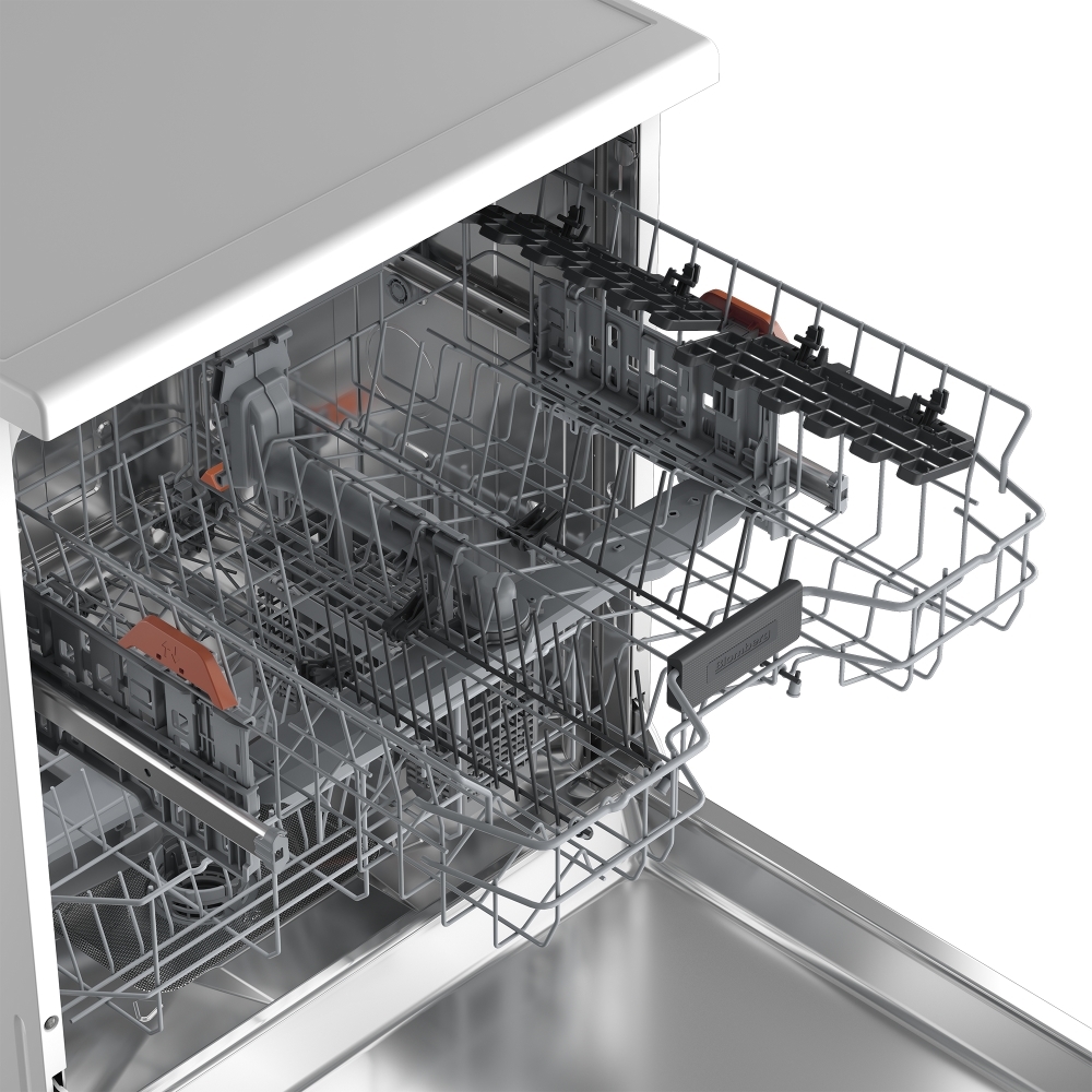 Blomberg LDF53400W Dishwasher, White, C Rated