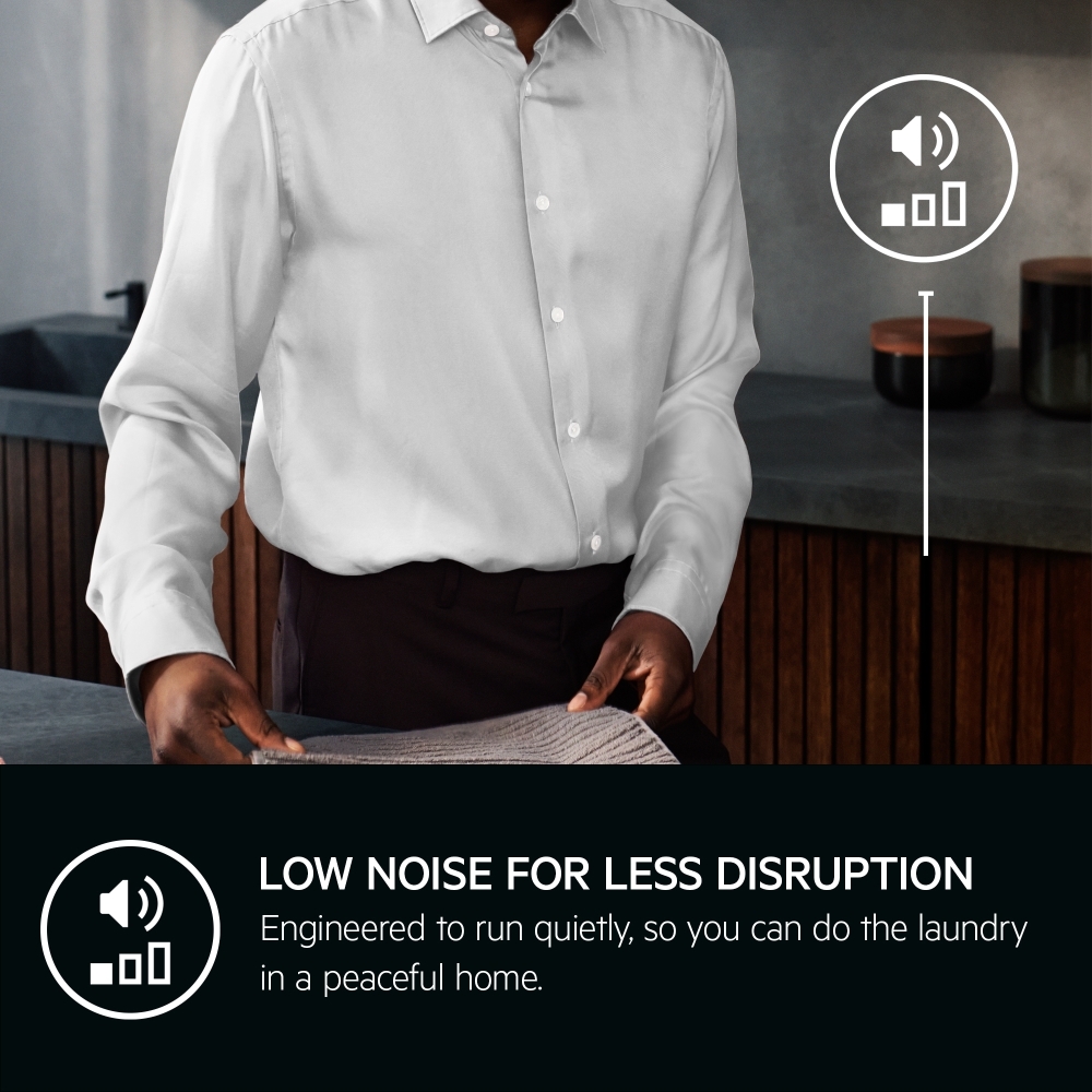 AEG LF7C8636BI Integrated Washing Machine, 8kg, 1600 Spin, White, B Rated