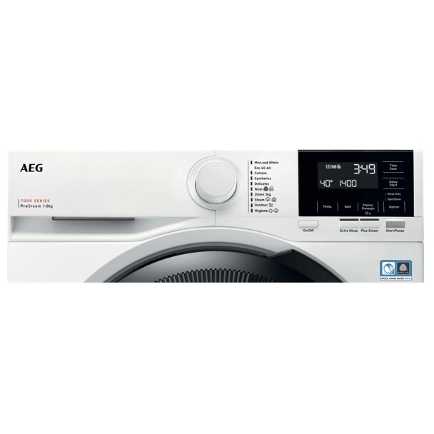 AEG LFSR71844B Washing Machine, 8kg, 1400 Spin, White, A Rated