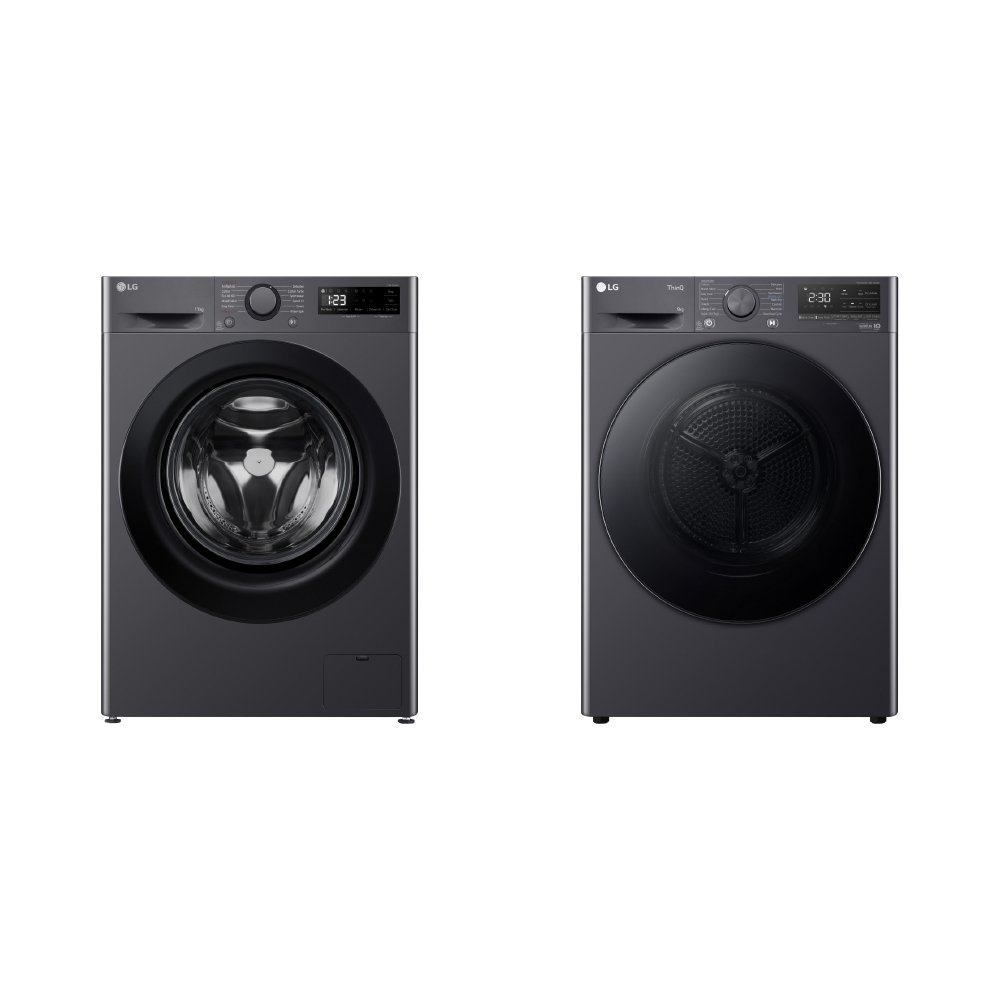 LG Heat Pump Tumble Dryer and Washing Machine Pack