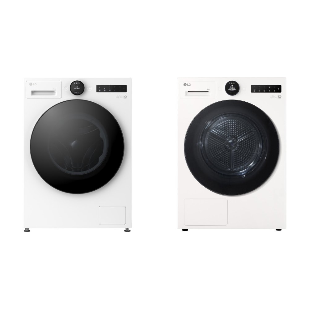 LG Heat Pump Tumble Dryer & Washing Machine Pack