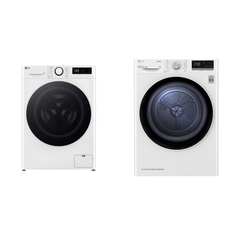 LG Heat Pump Tumble Dryer & Washing Machine Pack