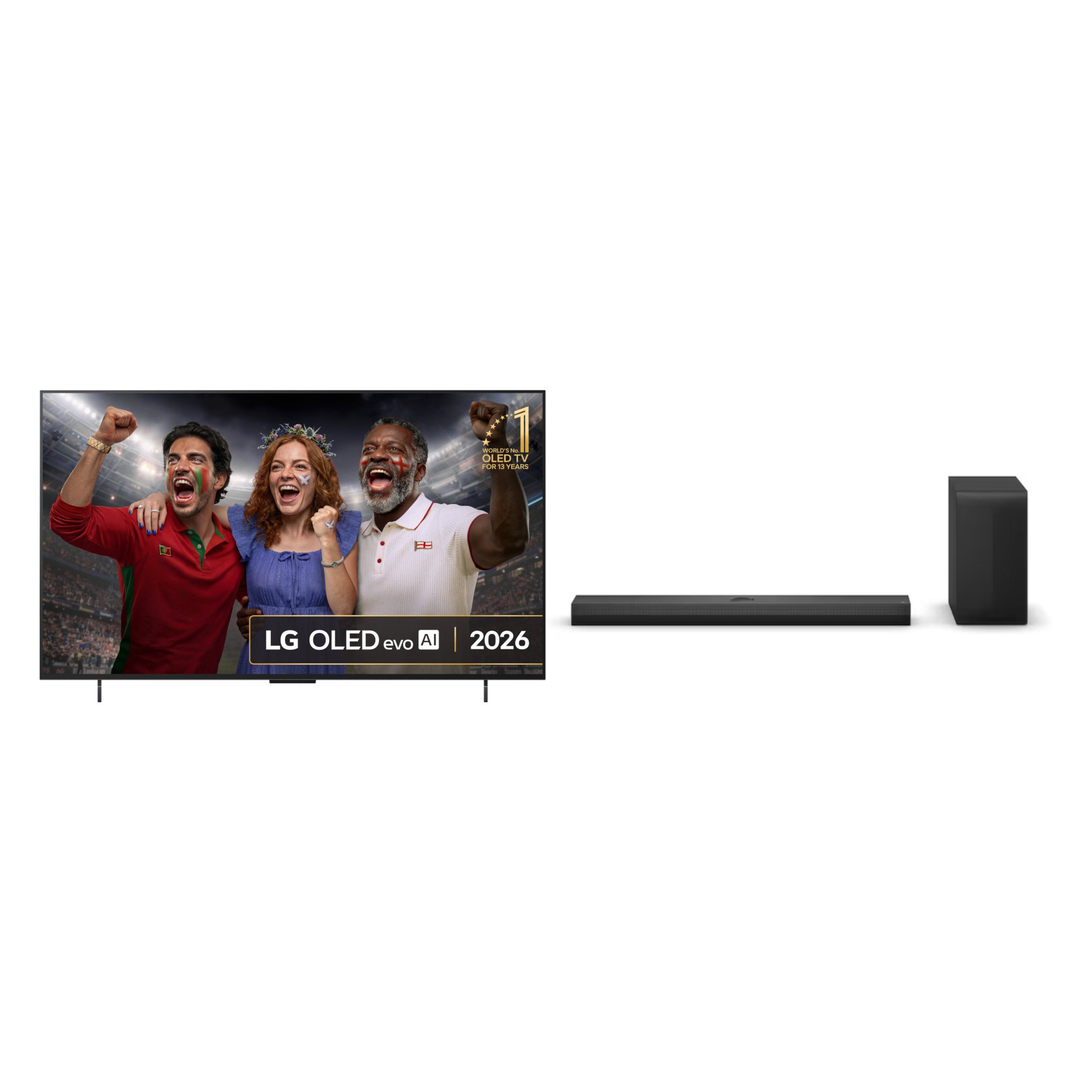 LG OLED42C66LB.AEK 42" OLED evo Smart Television + US70TY.AGBRLLD Sound Bar