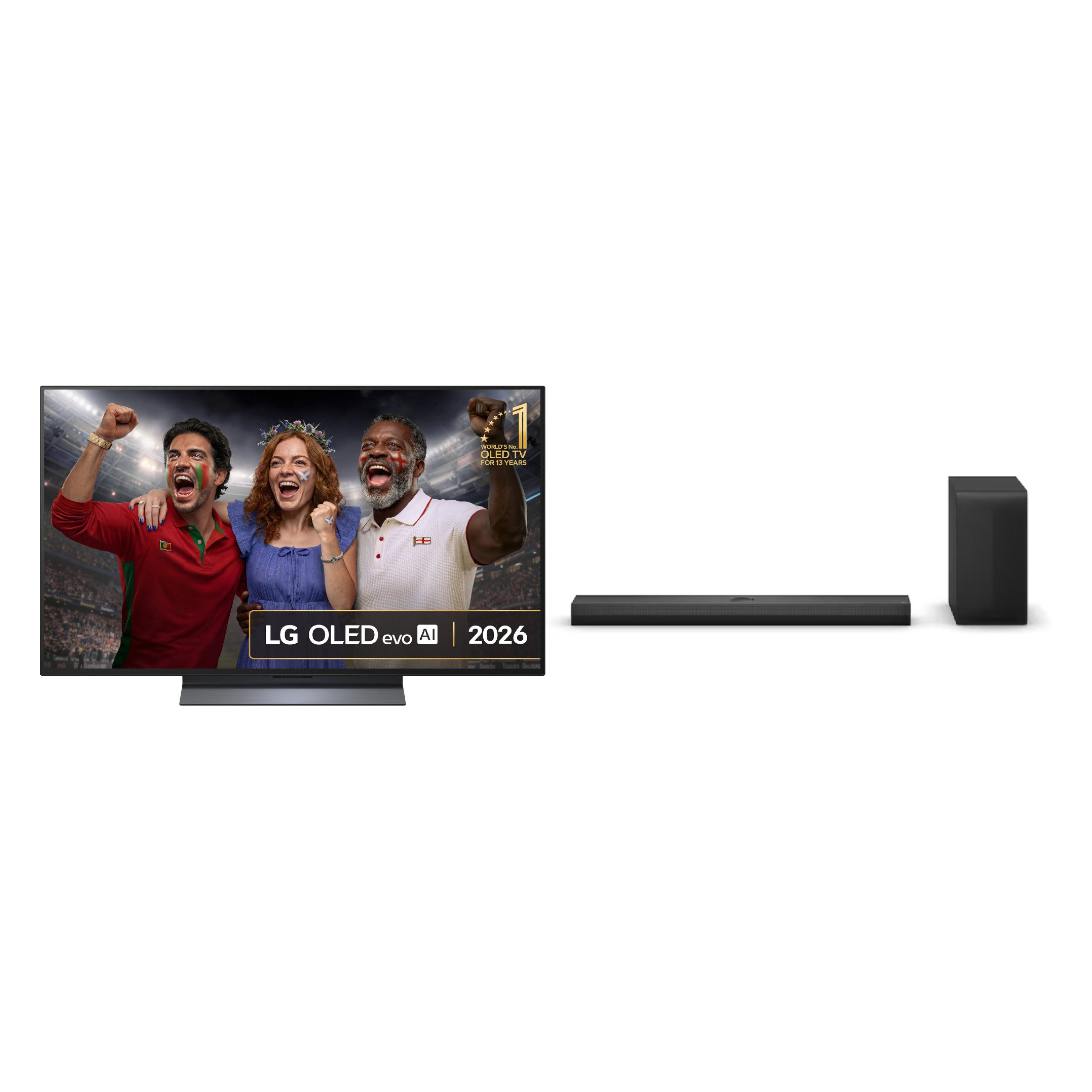 LG OLED48C66LB 48" OLED evo Smart Television + US70TY.AGBRLLD Sound Bar