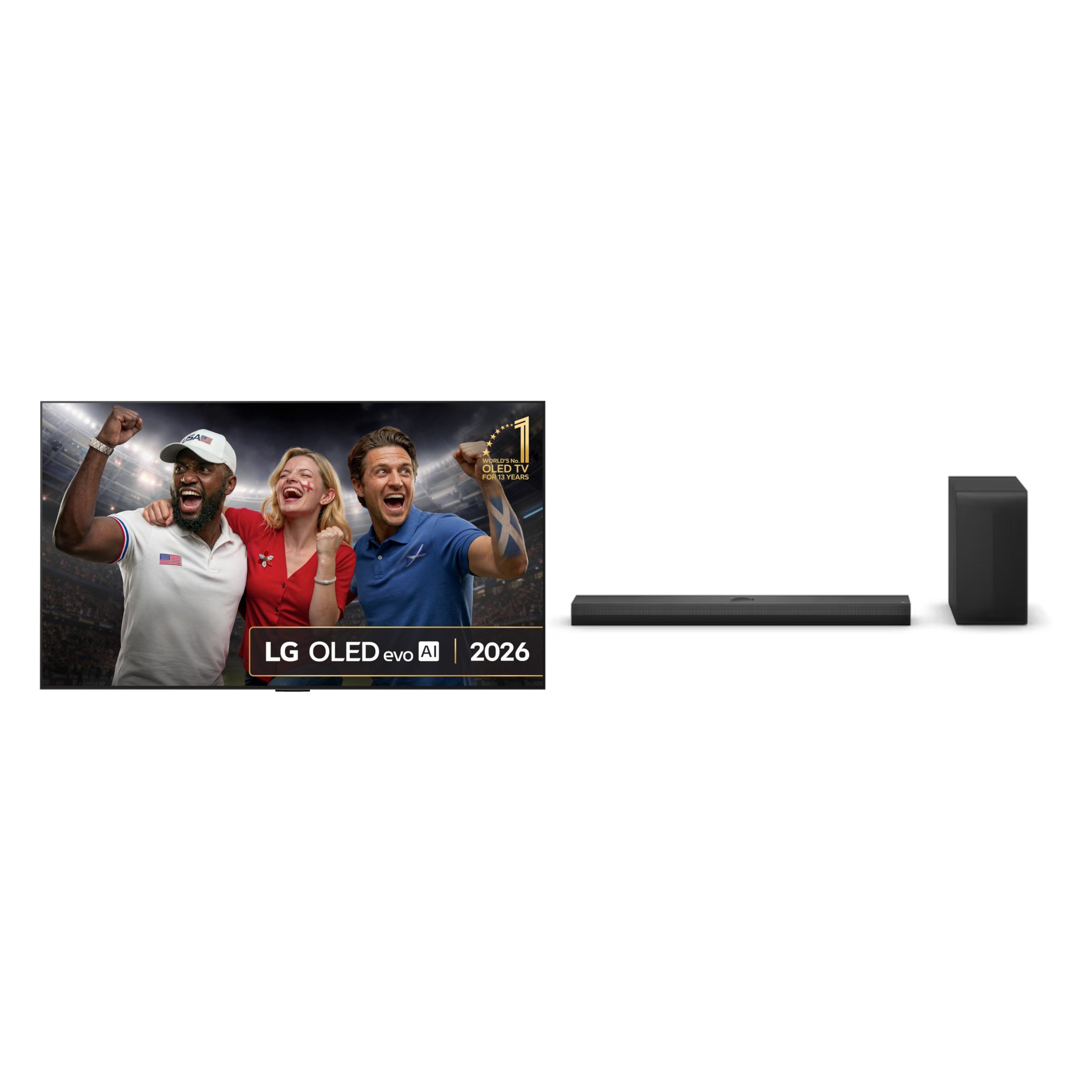 LG OLED55G64LW 55" OLED evo Smart Television + US70TY.AGBRLLD Sound Bar