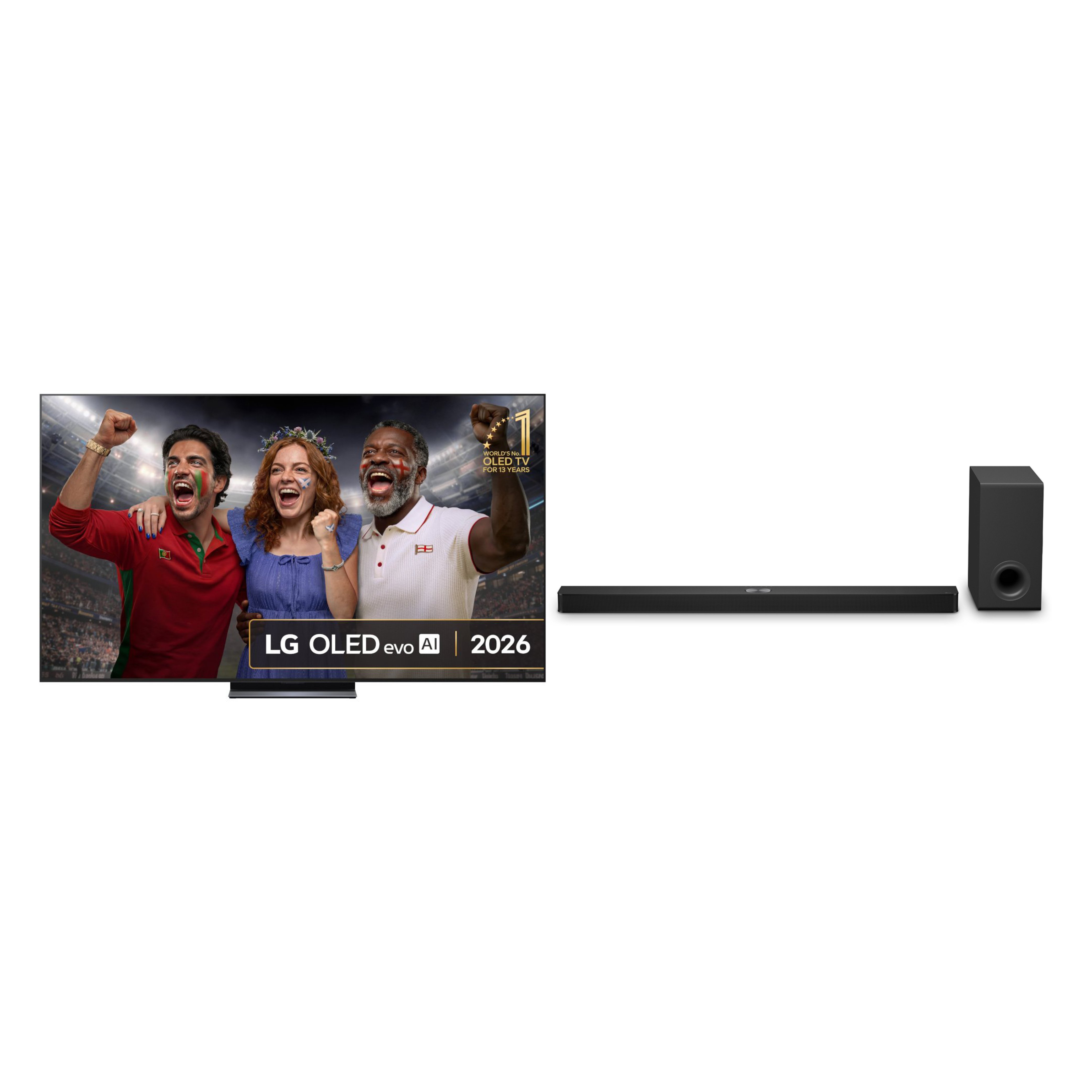 LG OLED83C66LB.AEK 83" OLED evo Smart Television + US90TY.DGBRLLK Sound Bar