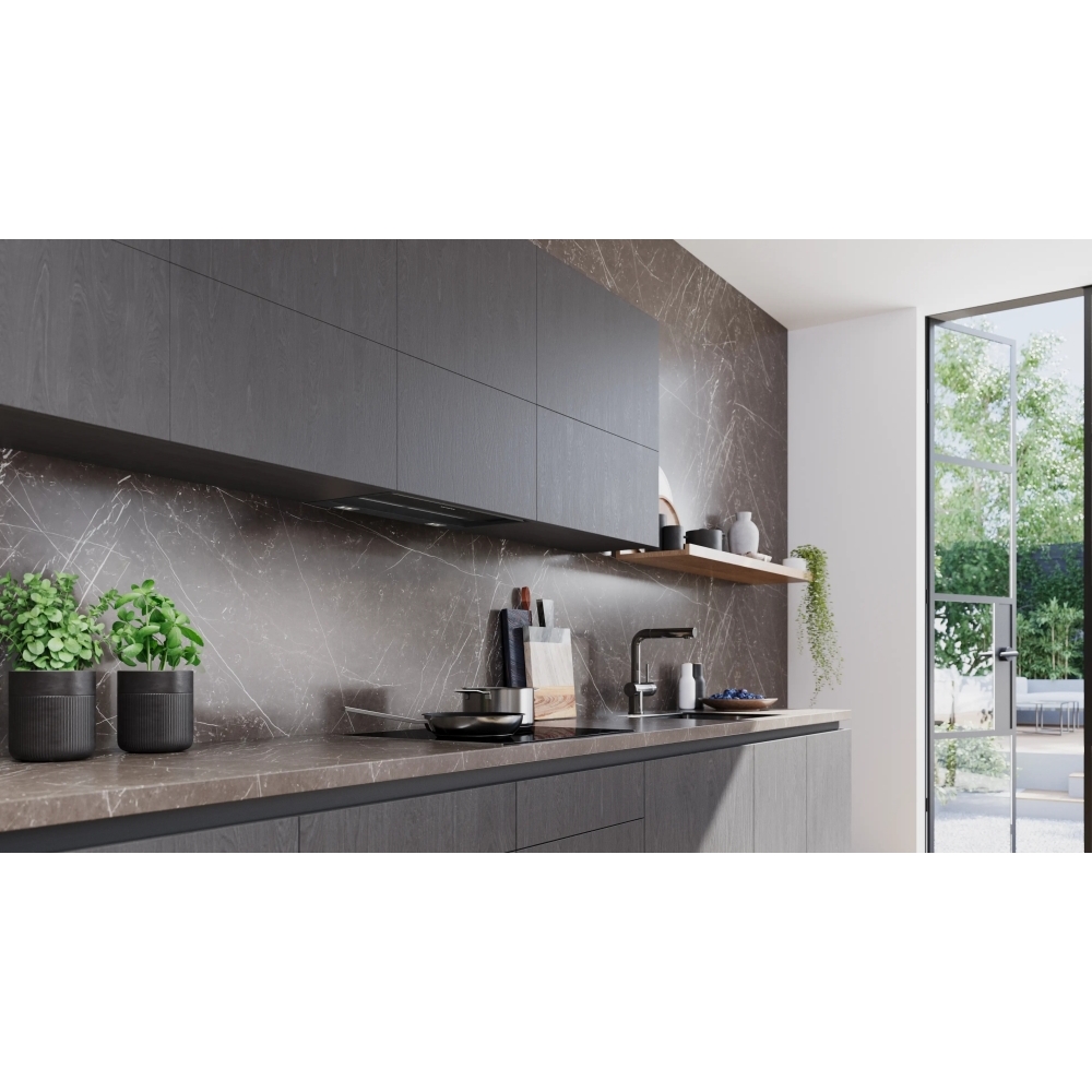 Siemens LJ68BET60B iQ700 Integrated Cooker Hood, Black, A+ Rated