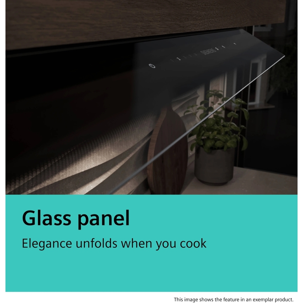 Siemens LJ88BET60B Integrated Cooker Hood, Black, A+ Rated