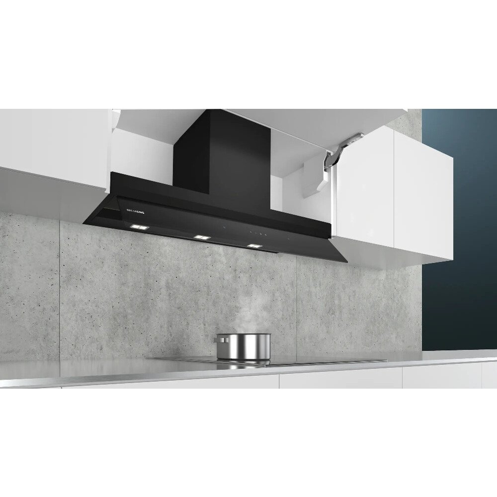 Siemens LJ97BAM60B iQ500 Integrated Cooker Hood, Black, B Rated