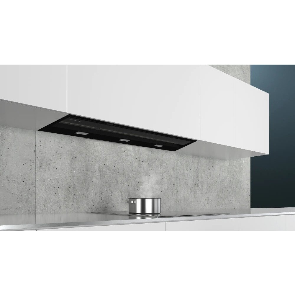 Siemens LJ97BAM60B iQ500 Integrated Cooker Hood, Black, B Rated