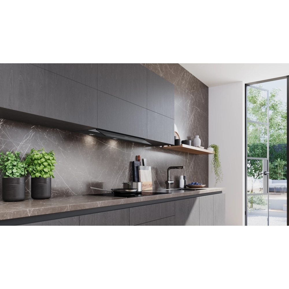 Siemens LJ98BET60B Integrated Cooker Hood, Black, A+ Rated