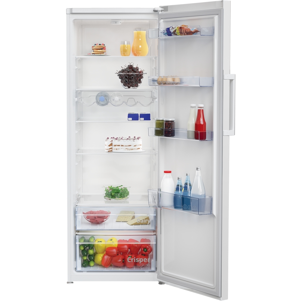 Beko LSP4671W Tall Larder Fridge, White, E Rated