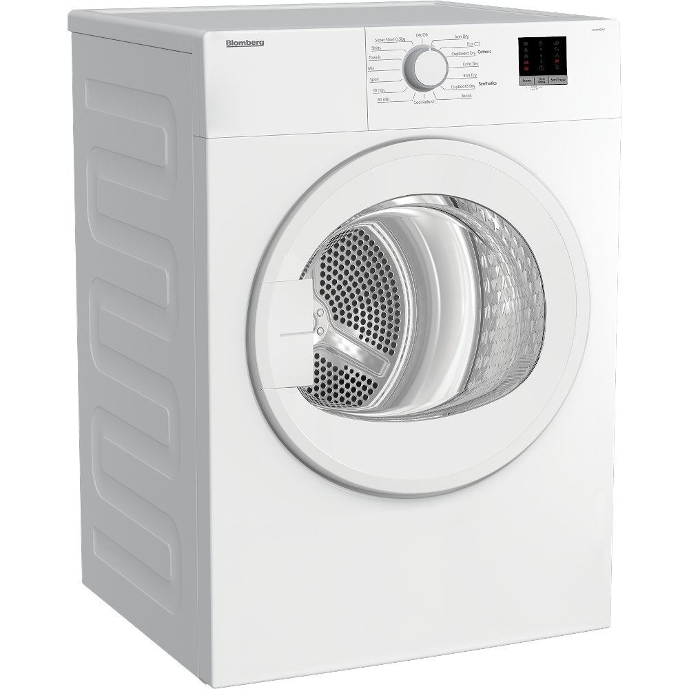 Blomberg LTA09020W Vented Tumble Dryer, 9kg, White, C Rated