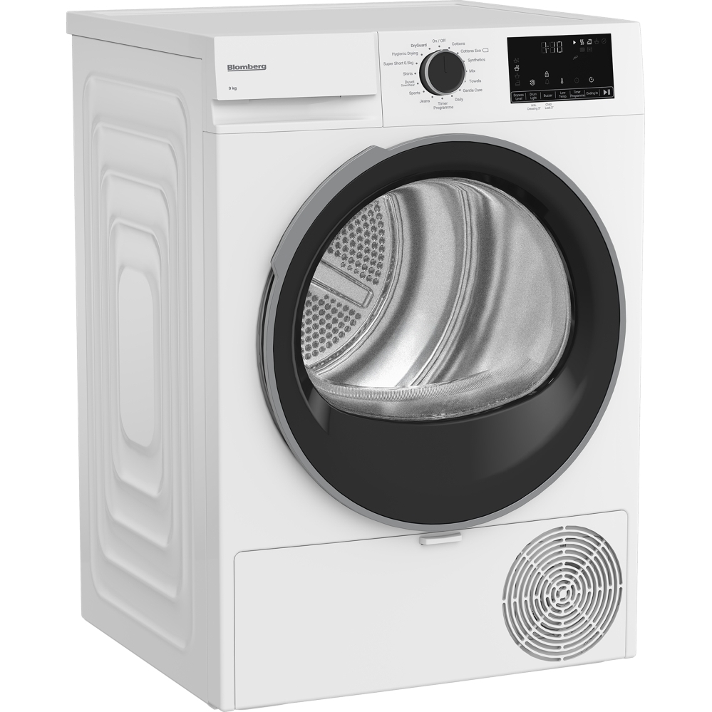 Blomberg LTA19321W Heat Pump Tumble Dryer, 9kg, White, A++ Rated