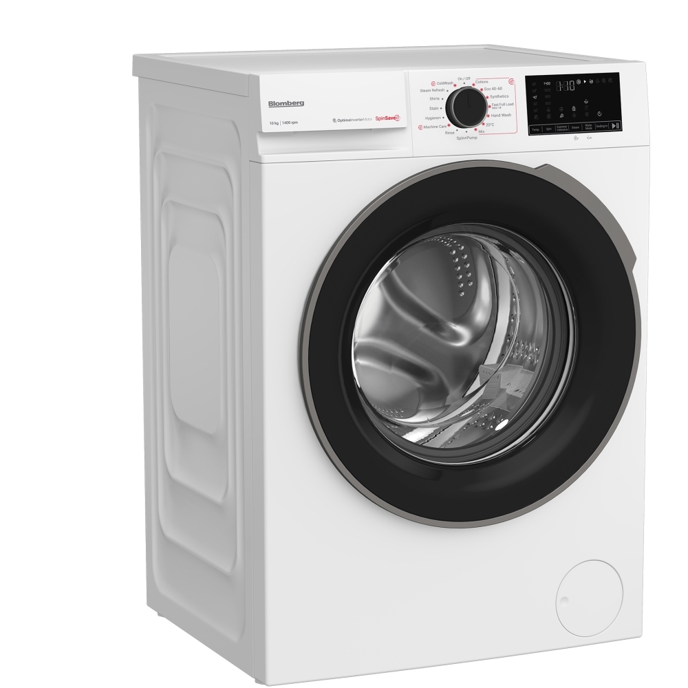 Blomberg LWA210461W Washing Machine, 10kg, 1400 Spin, White, A Rated