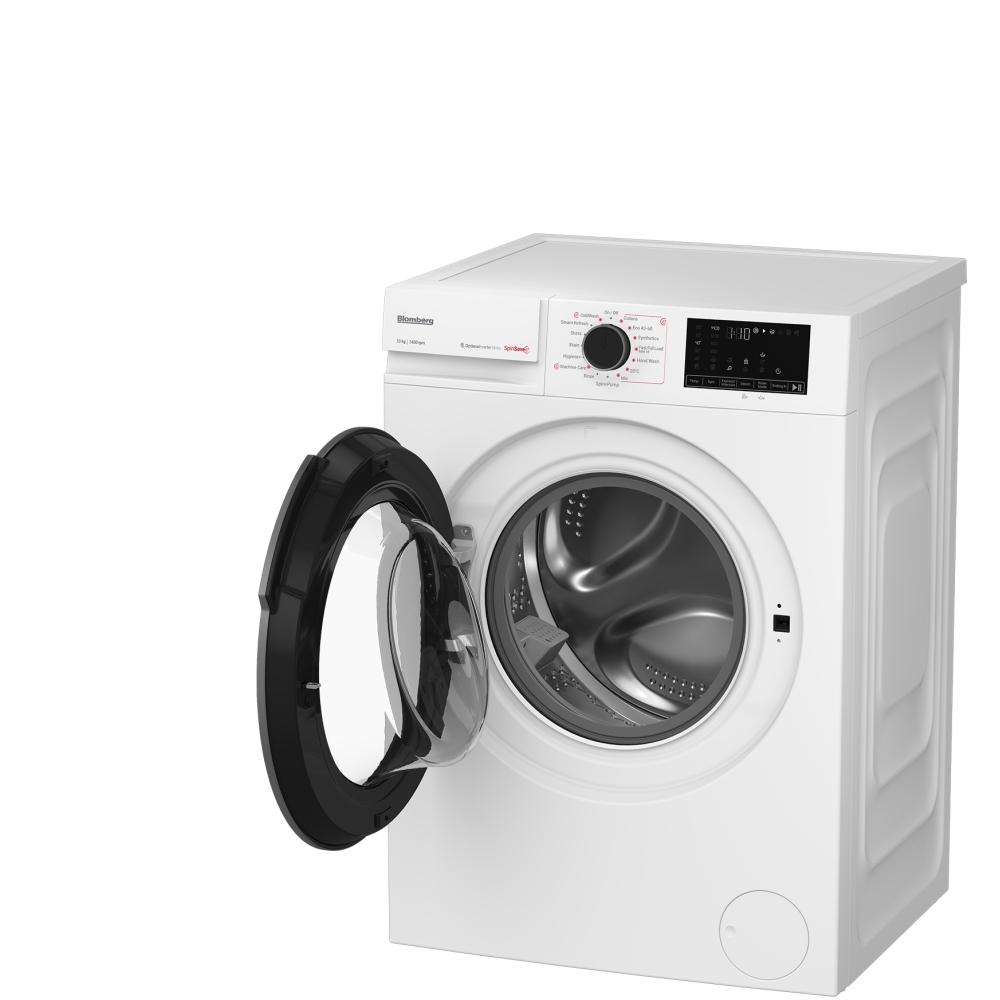 Blomberg LWA210461W Washing Machine, 10kg, 1400 Spin, White, A Rated