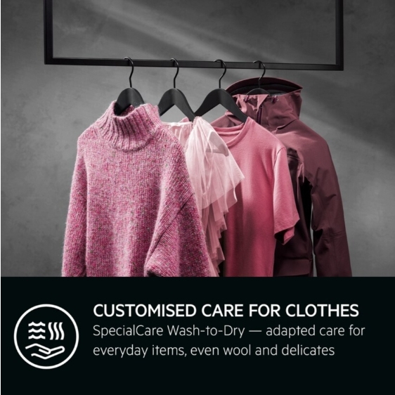 AEG LWR7314L4B Washer Dryer, 11kg/7kg, 1400 Spin, White, A Rated