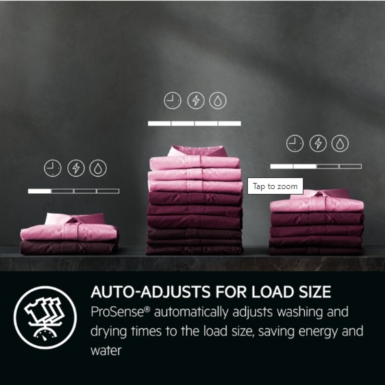 AEG LWR7314L4B Washer Dryer, 11kg/7kg, 1400 Spin, White, A Rated