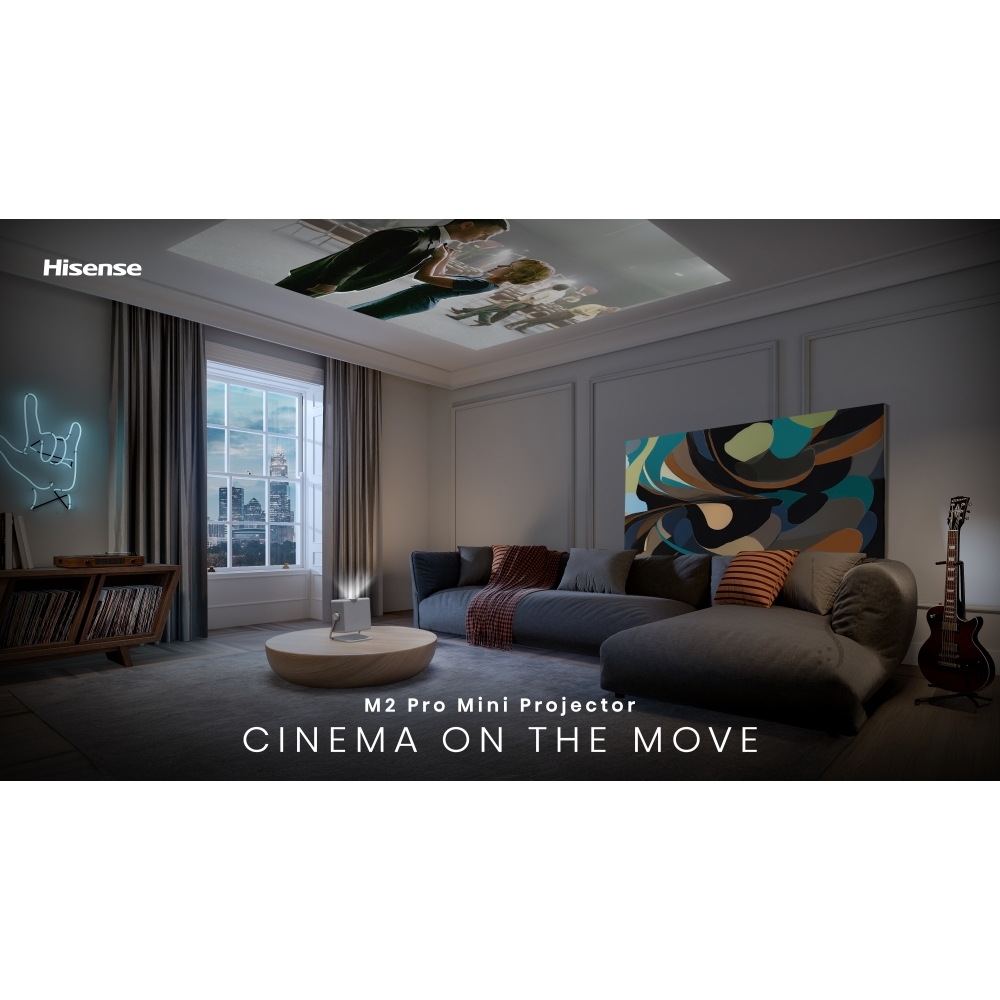 Hisense M2TUKPRO Series M2 Pro Laser Smart mini projector 4K, 4K Ultra HD, Grey
