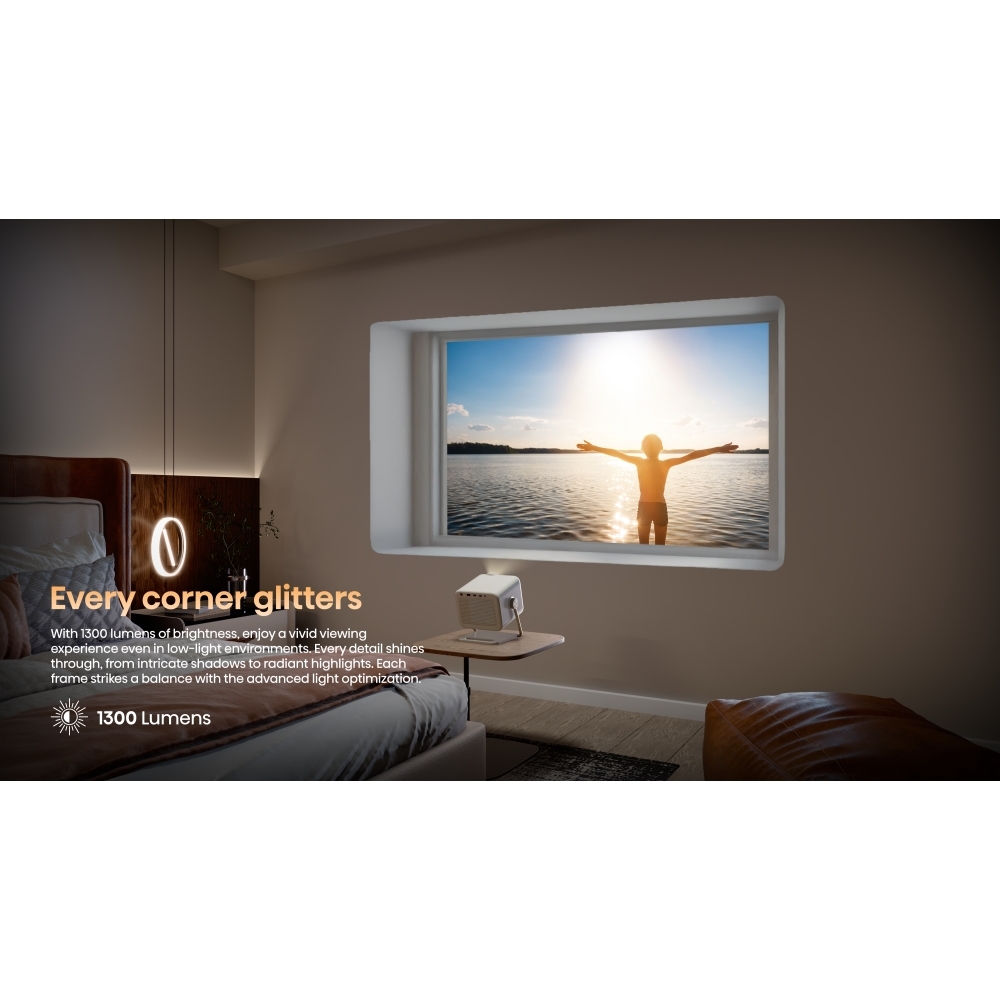 Hisense M2TUKPRO Series M2 Pro Laser Smart mini projector 4K, 4K Ultra HD, Grey